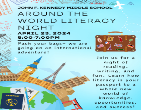  JFK Literacy Night Flyer